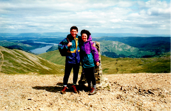 A very windy Helvellyn